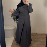 Set Jupe et Tunique Mona – Gris
