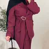 Ensemble Blazer – Burgundy